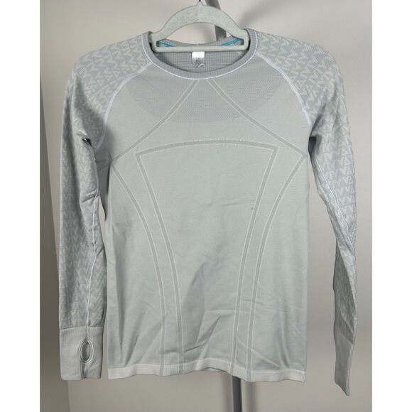 IVIVVA by Lululemon Gray Swiftly Fly Tech Long Sleeve Tee Shirts Girls 14 - Picture 1 of 4